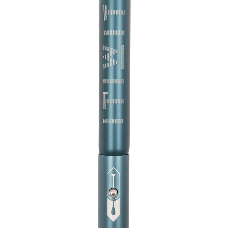 SUP-Paddel 3-teilig zerlegbar verstellbar 170‒220 cm - blau