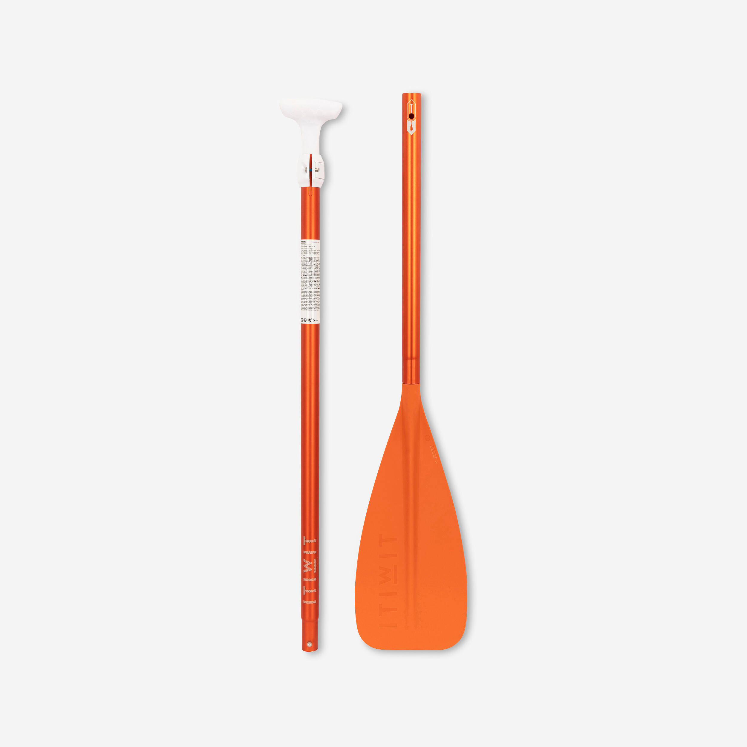 Paddle Collapsible and adjustable 3-part stand-up paddle (170-220 cm orange) -  1