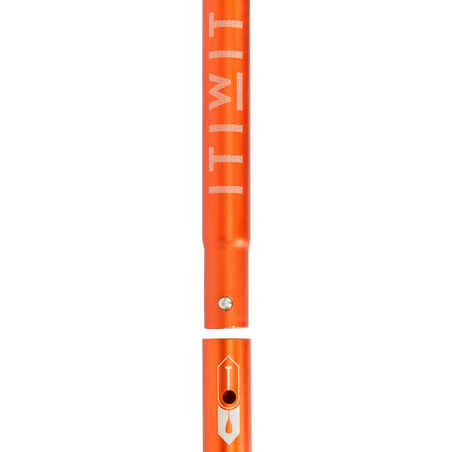 Pala paddle surf desmontable ajustable 170-220 cm Itiwit 100 naranja
