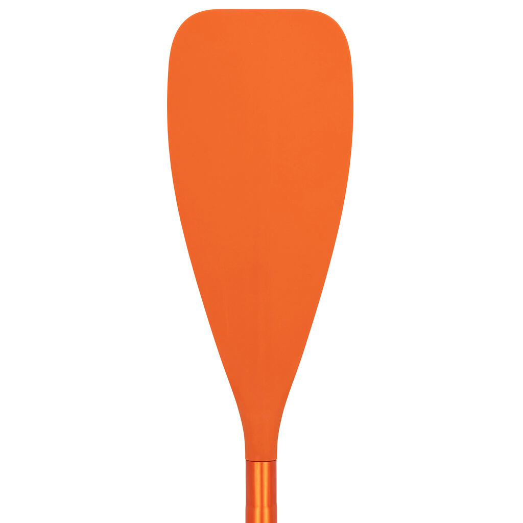 Pádlo na paddleboard 100 skladacie nastaviteľné 3 časti 170 – 220 cm oranžové
