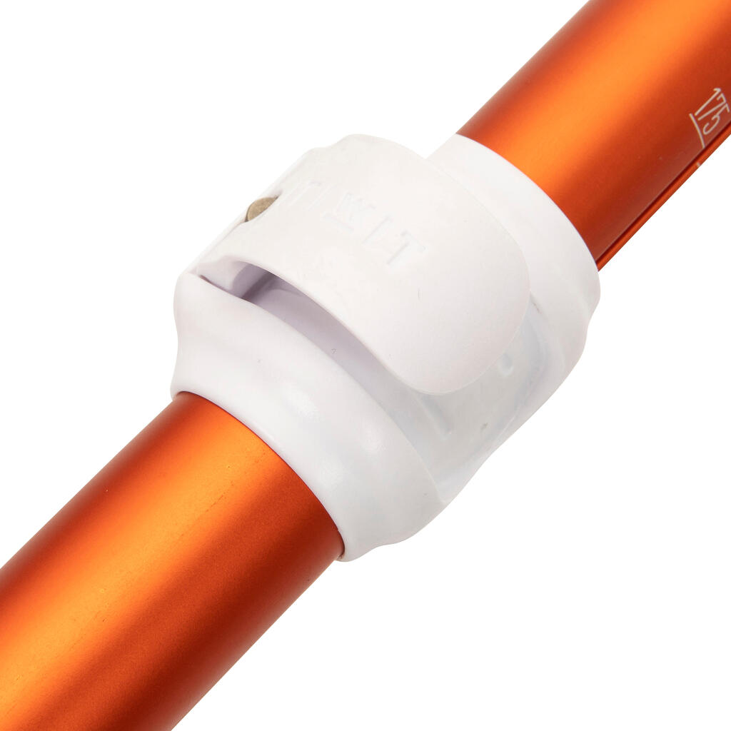 Oranžno tridelno prilagodljivo razstavljivo veslo za SUP desko (170−220 cm) 