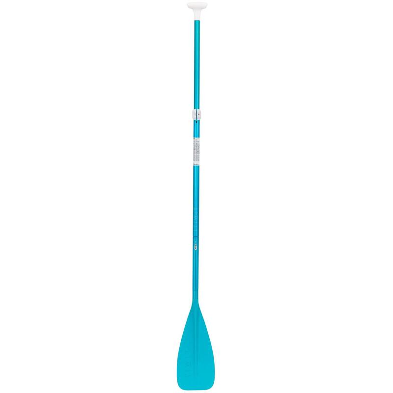 Verstelbare en demonteerbare peddel voor stand-up paddling 140-180 cm blauw