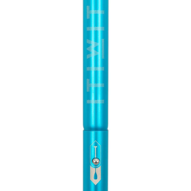 Verstelbare en demonteerbare peddel voor stand-up paddling 140-180 cm blauw