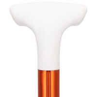 2-PART STAND-UP PADDLEBOARD PADDLE 100 ADJUSTABLE 170-220 CM - ORANGE