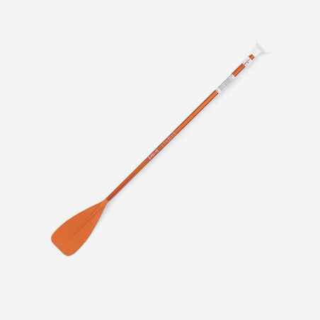 2-PART STAND-UP PADDLEBOARD PADDLE 100 ADJUSTABLE 170-220 CM - ORANGE