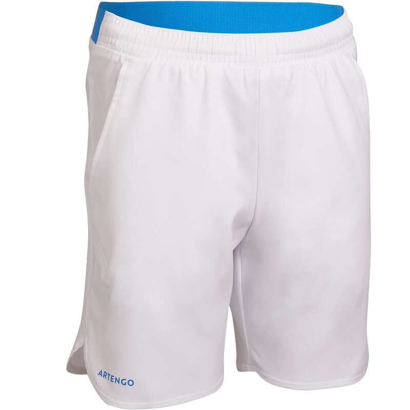 JUNIOR WARM APPAREL Tennis - 500 Kids' Tennis Shorts White ARTENGO - Tennis Clothes