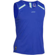 MAJICA BEZ RUKAVA ZA TENIS 900 ZA DJEVOJČICE PLAVA