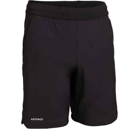 Pantaloneta larga de tenis para Niño - Artengo Tsh900 negro