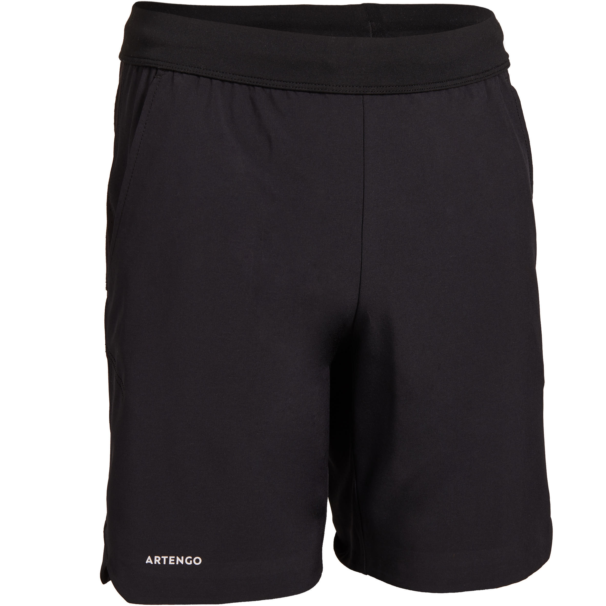 ARTENGO Boys' Tennis Shorts TSH900 - Black