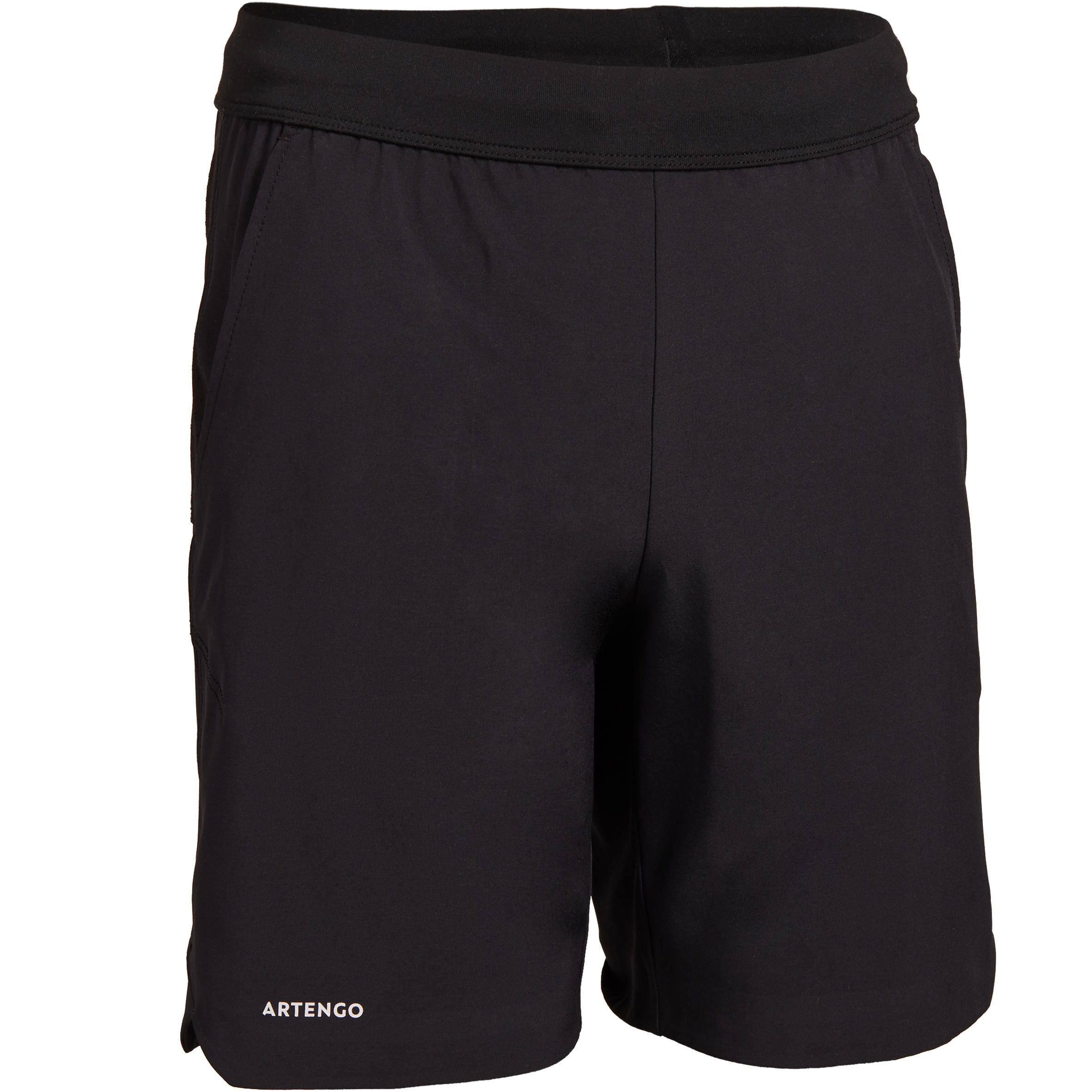 ARTENGO Boys' Tennis Shorts TSH900 - Black