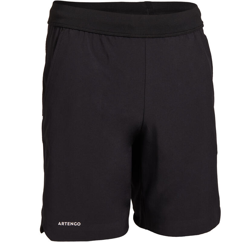 Tennisshort voor jongens TSH900 zwart