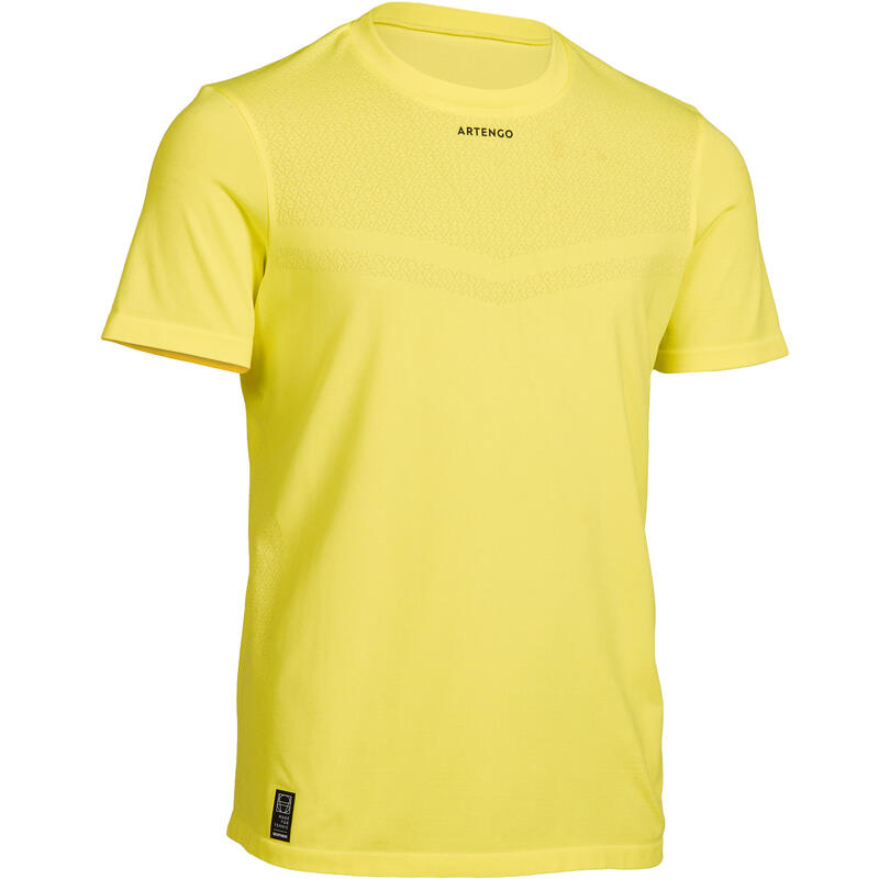 T-SHIRT 900 GARCON JAUNE FLUO