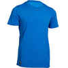 T-Shirt 900 Tennisshirt Jungen blau