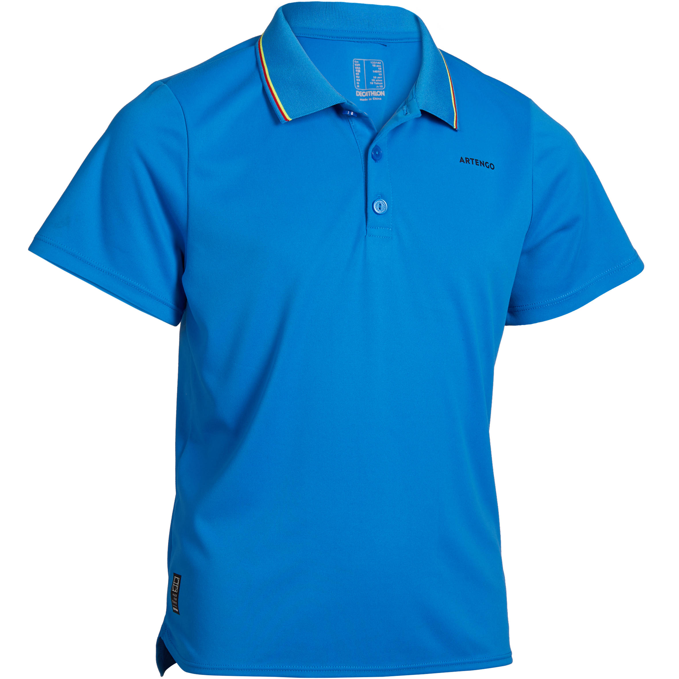 500 Kids' Polo - Blue 1/13