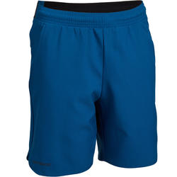 兒童款網球短褲500－靛藍色