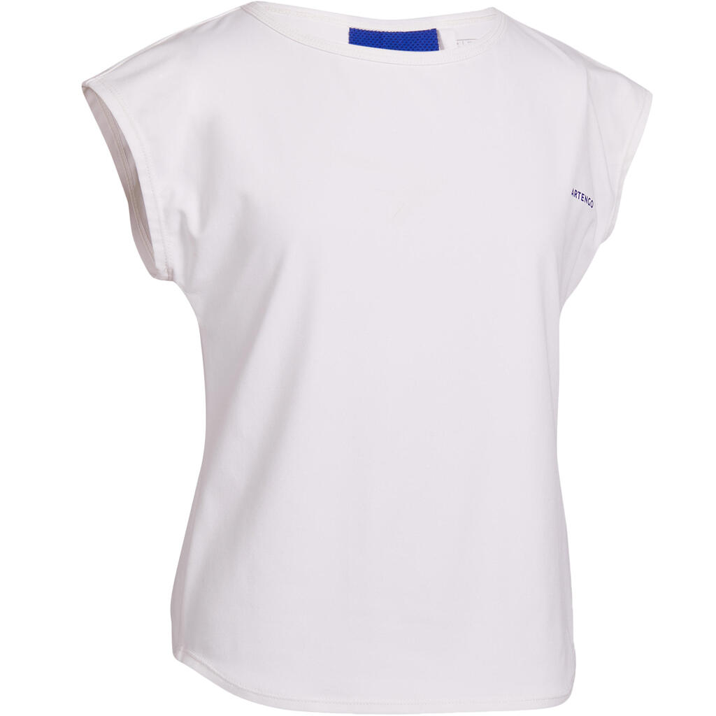 Dievčenské tričko 500 biele