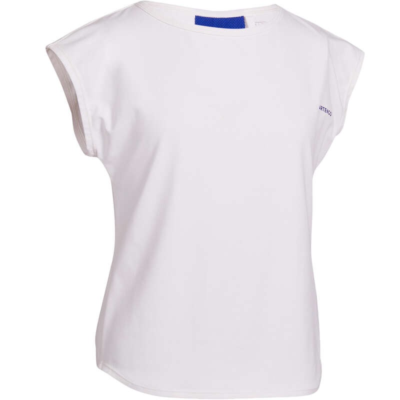 JUNIOR WARM APPAREL Tennis - 500 Girls' T-Shirt ARTENGO - Tennis Clothes