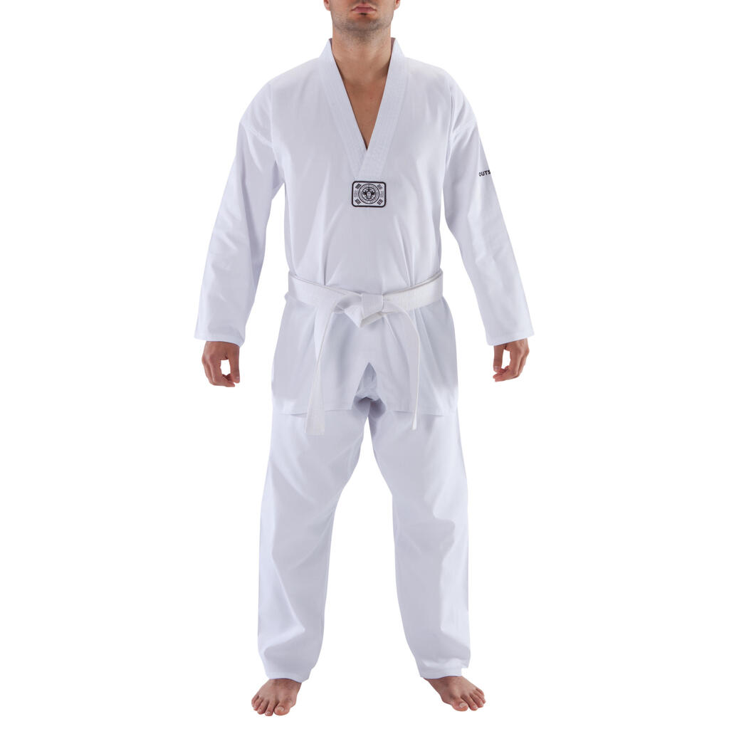 Uniforme de taekwondo Outshock 500 blanco
