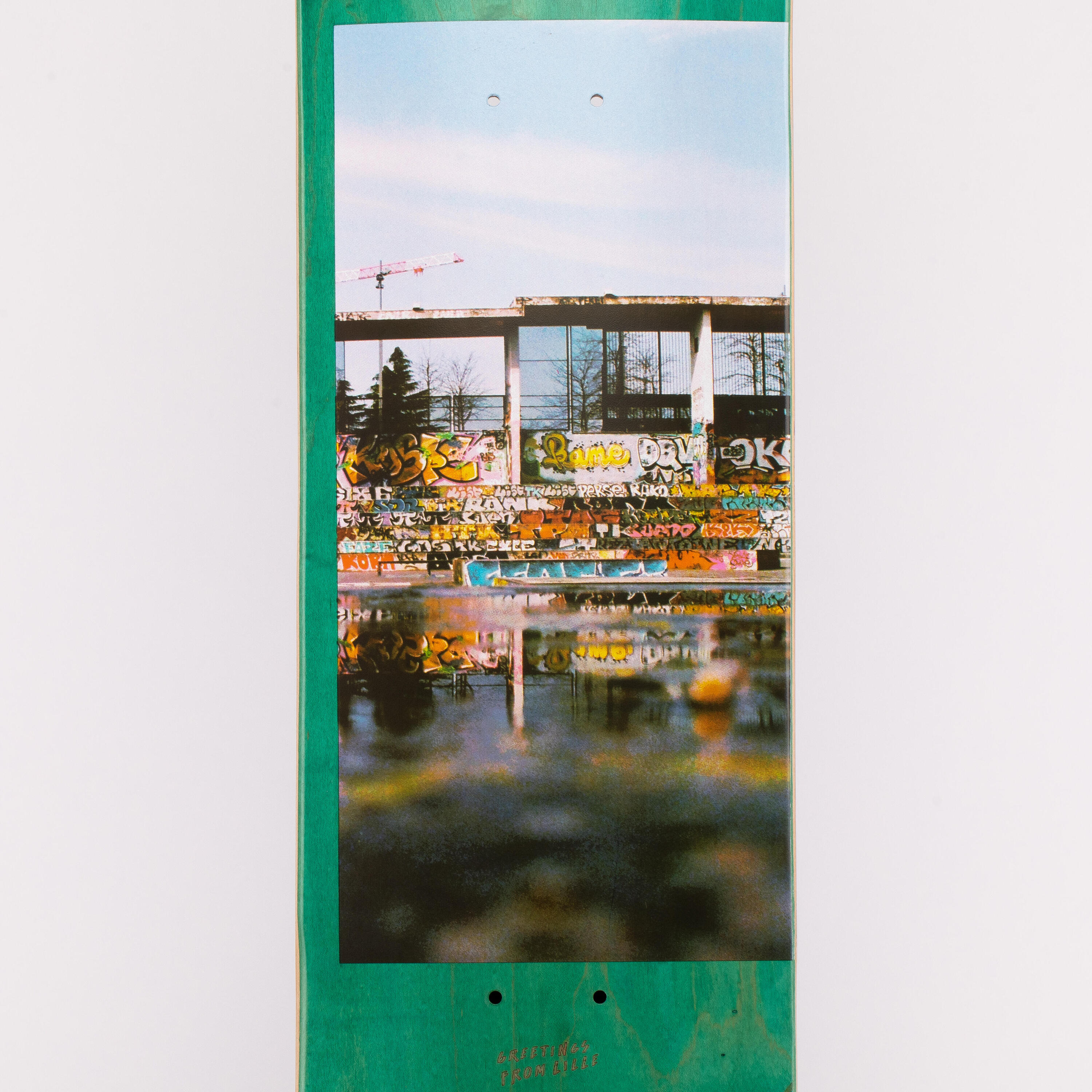 Maple Skateboard Deck Greetings DK120 7.75" - Green 4/8
