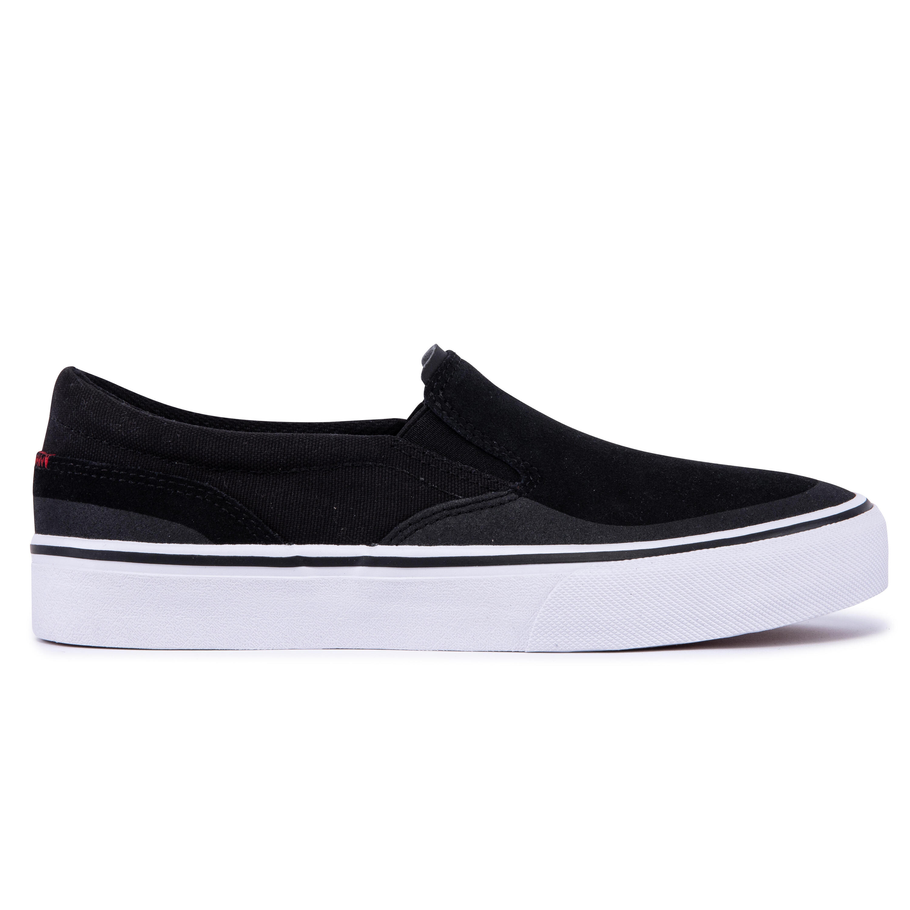 Vulca 500 Adult Low-Top Slip-On Skate Shoes - Black/White 2/12