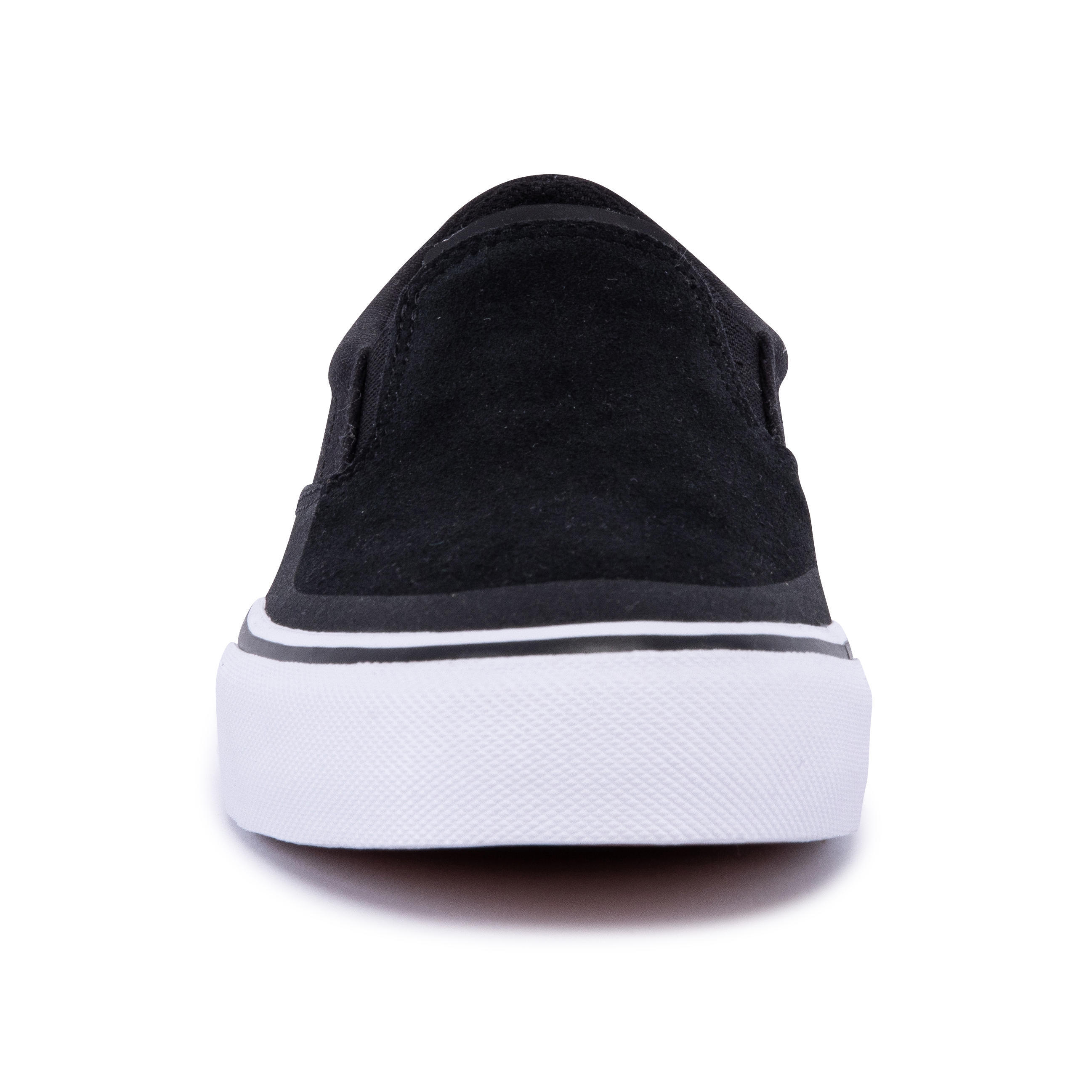Vulca 500 Adult Low-Top Slip-On Skate Shoes - Black/White 3/12
