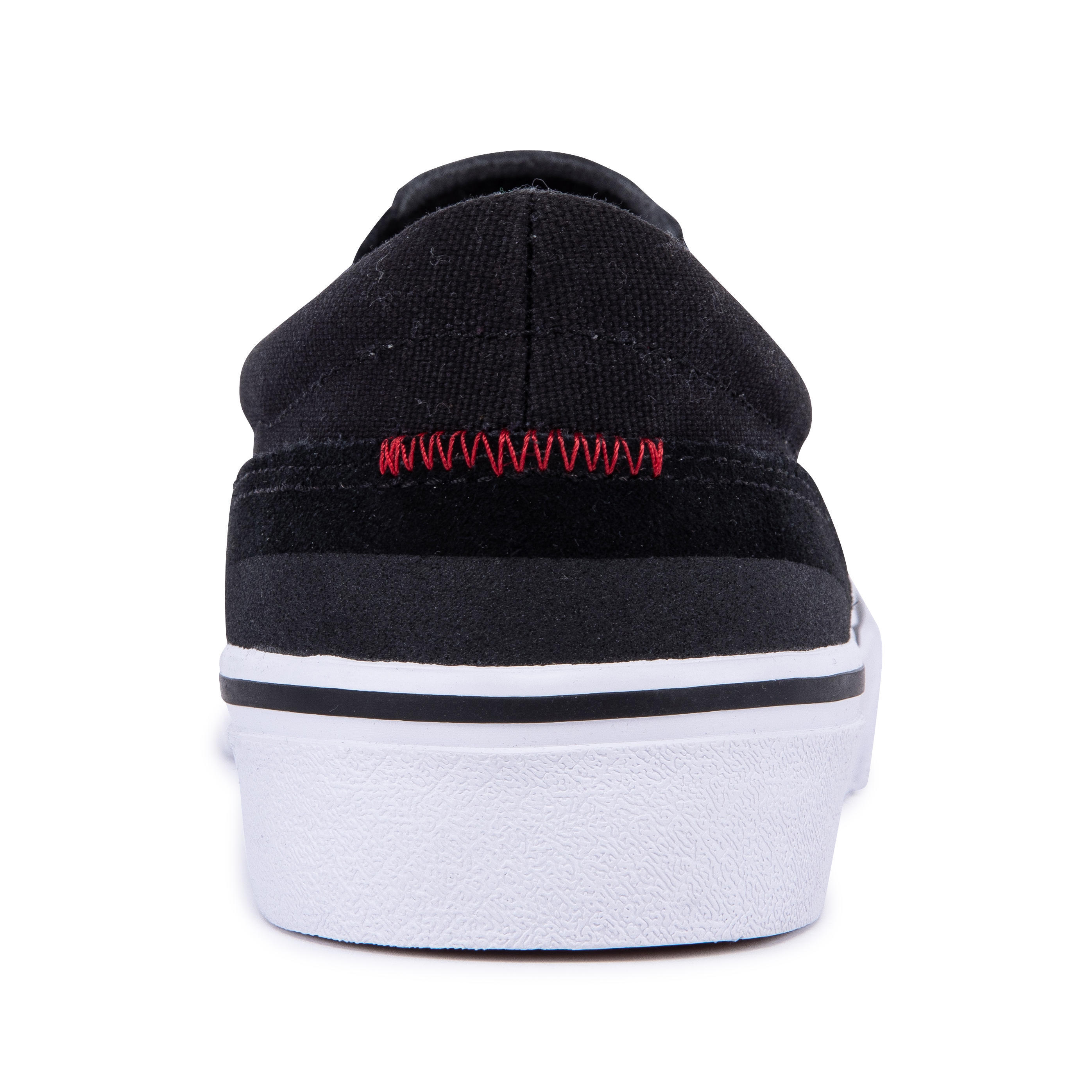 Vulca 500 Adult Low-Top Slip-On Skate Shoes - Black/White 4/12