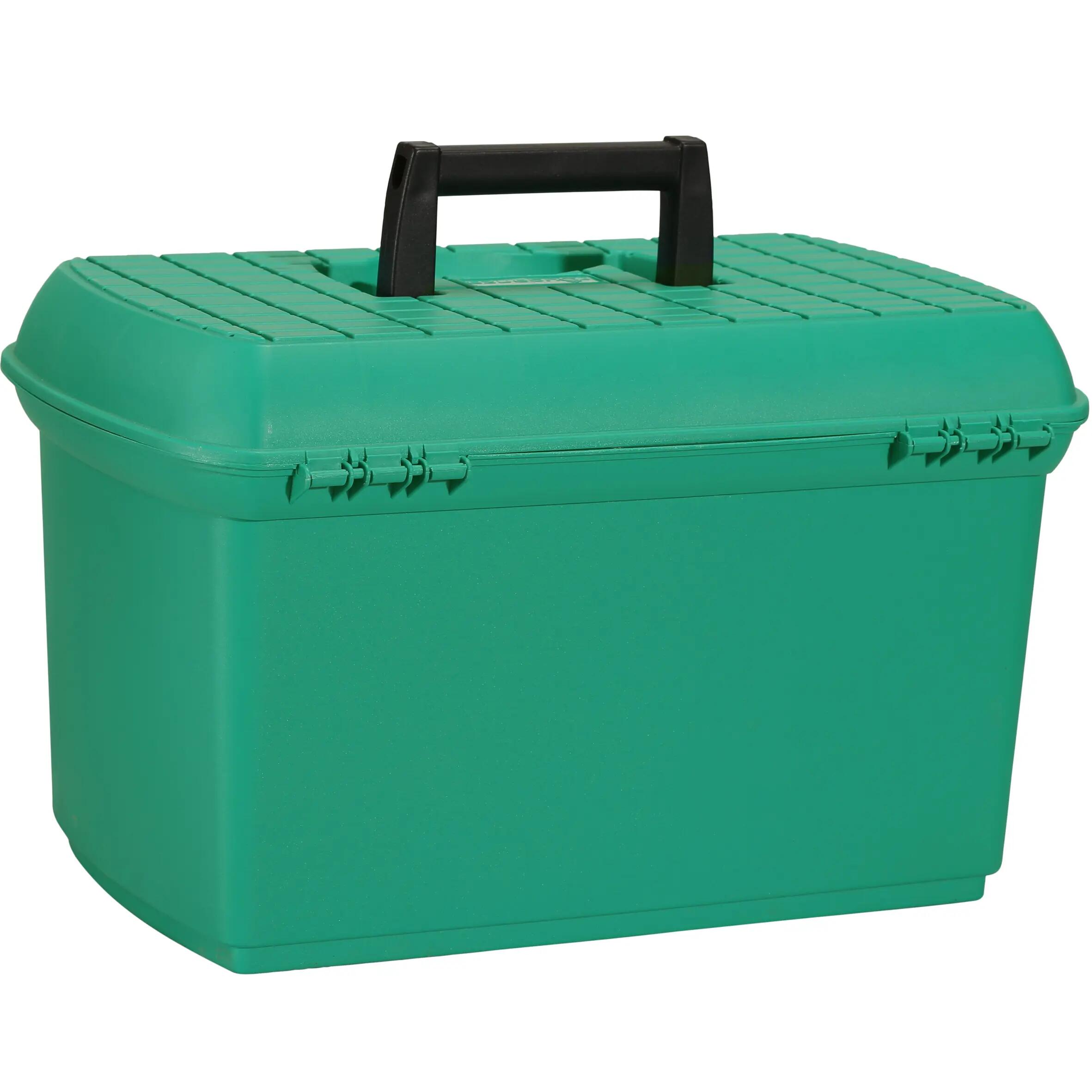 GB500 Horse Riding Grooming Box - Green/Black 2/9