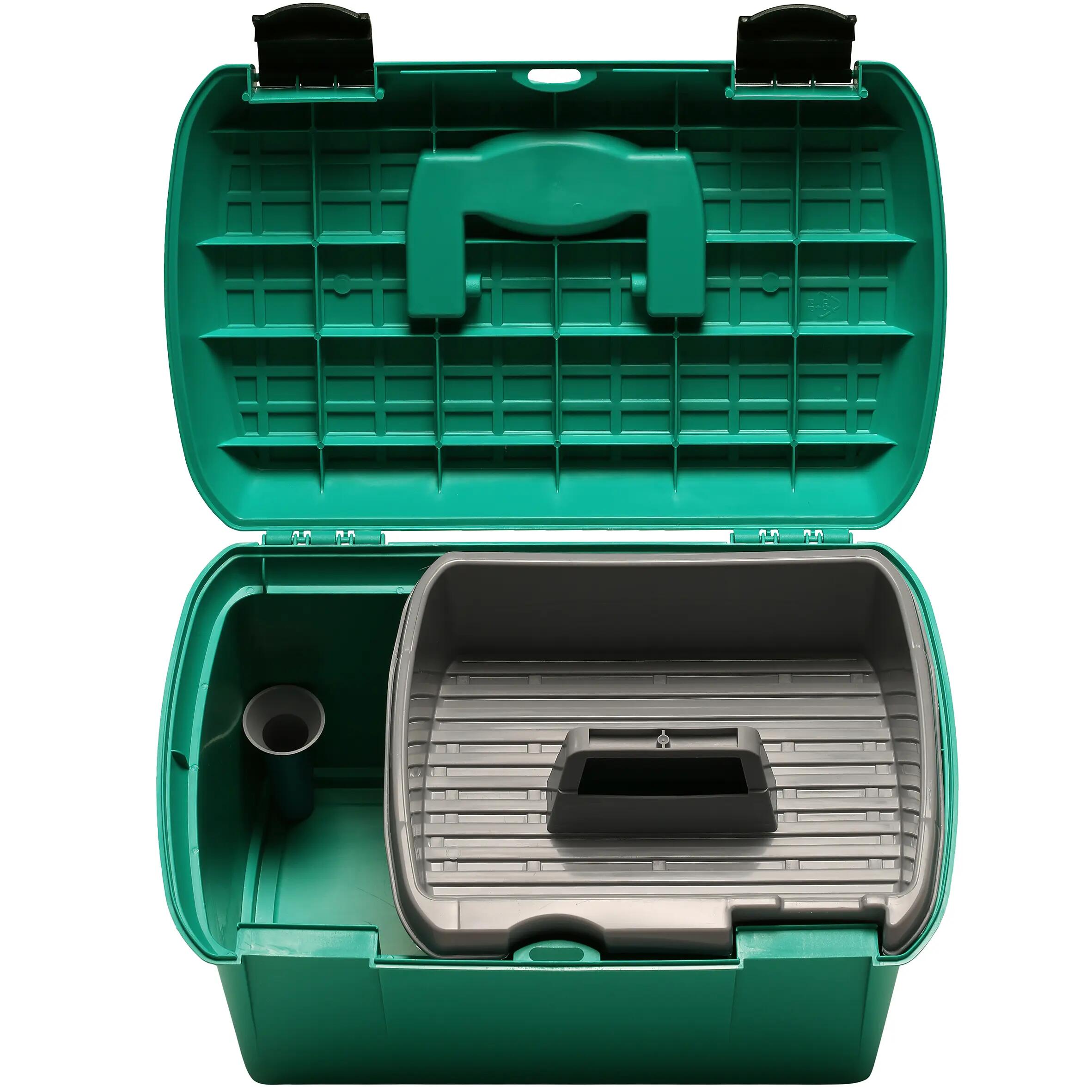 GB500 Horse Riding Grooming Box - Green/Black 4/9