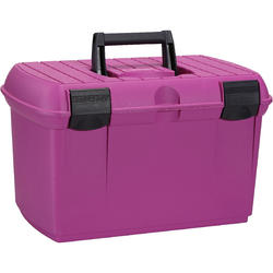 Mallette de pansage équitation GB 500 violine et bleu marine