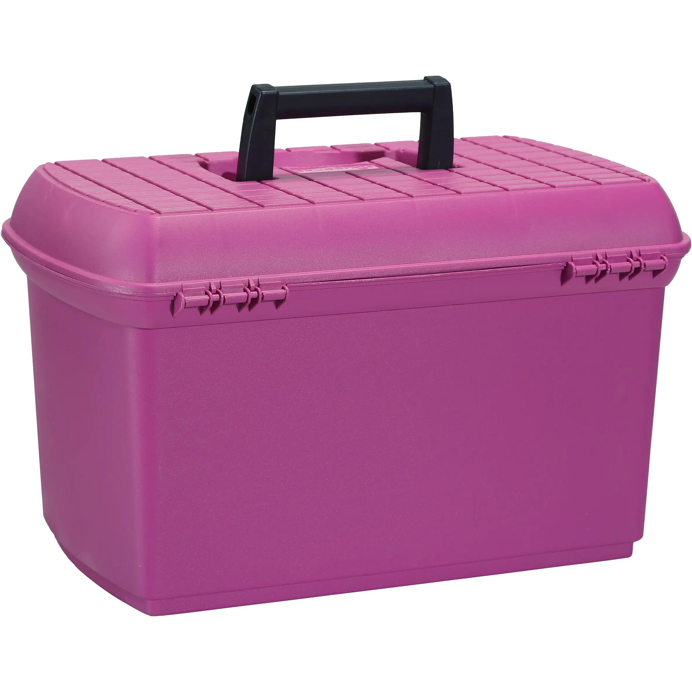 GB500 Horse Riding Grooming Case - Plum/Navy 2/9