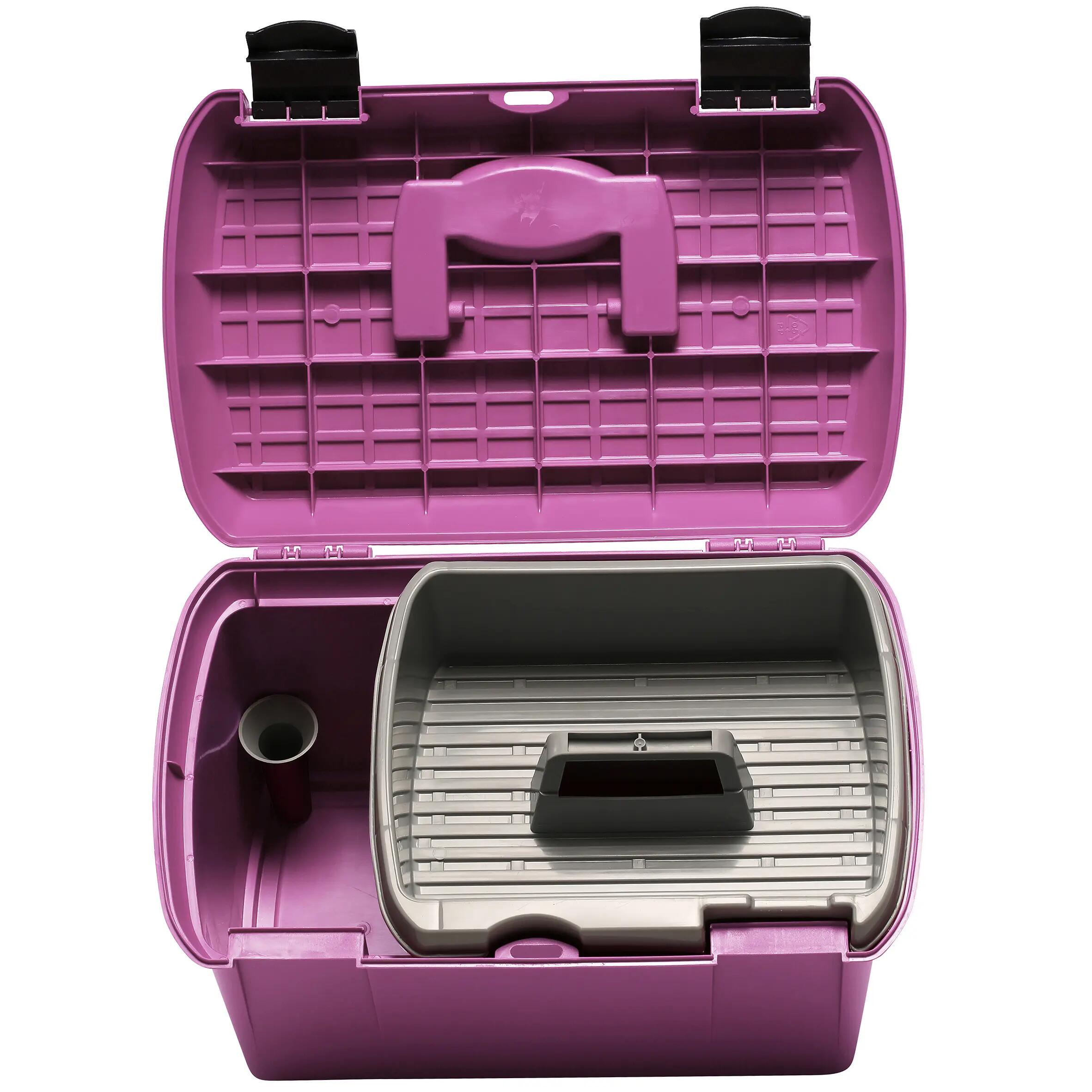 GB500 Horse Riding Grooming Case - Plum/Navy 4/9