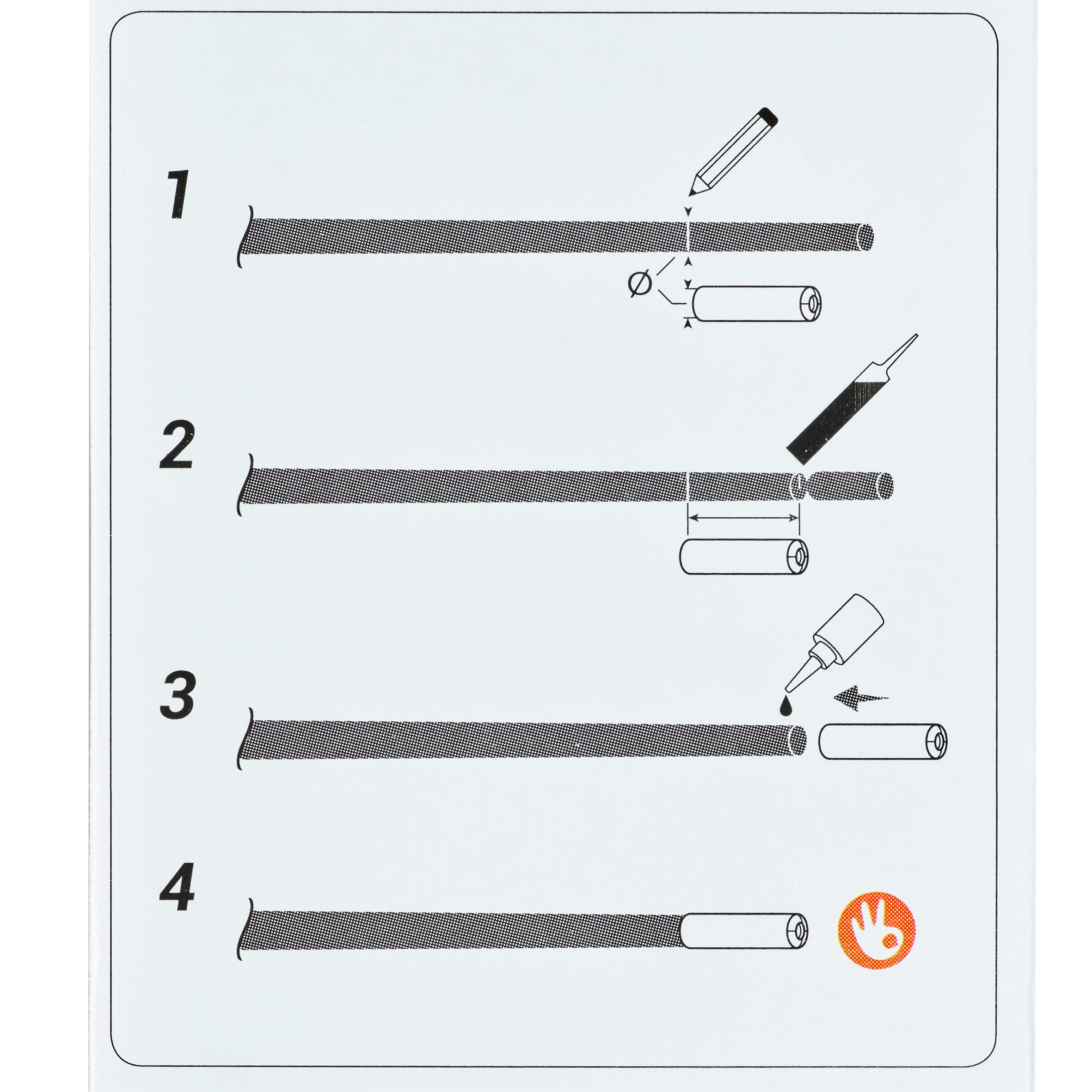 TEFLON POLE BUSH ETT PF-PA 1 / 1.2mm 5/5