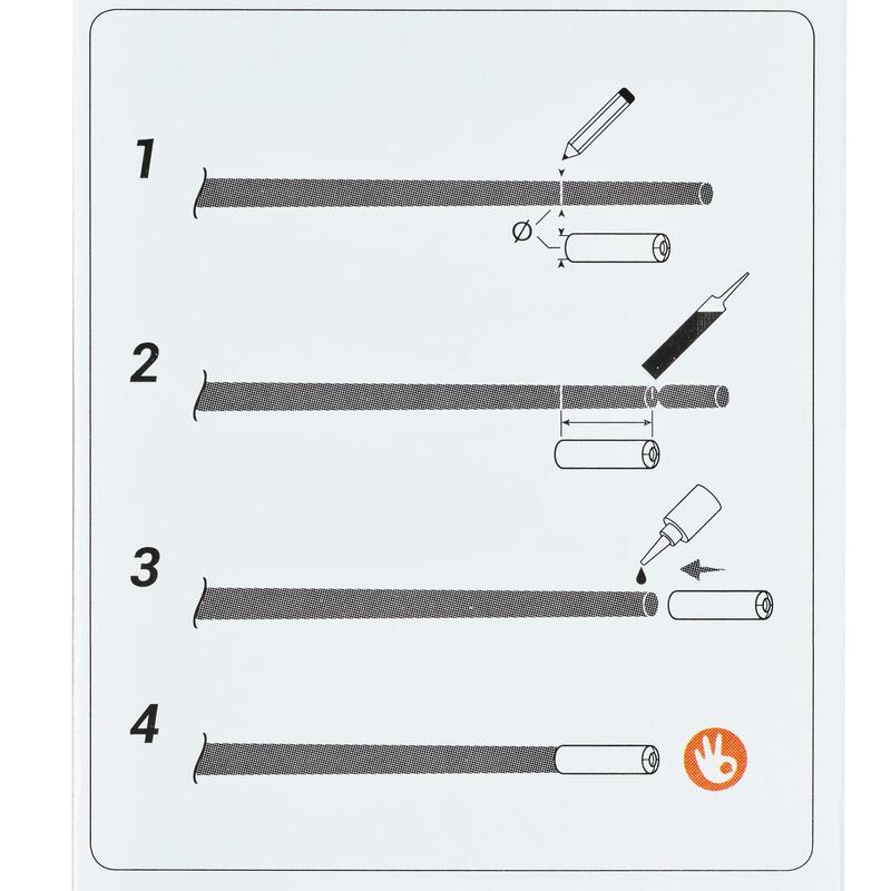 Gumivédő Teflon PF-PA ETT, 1/1,2 mm