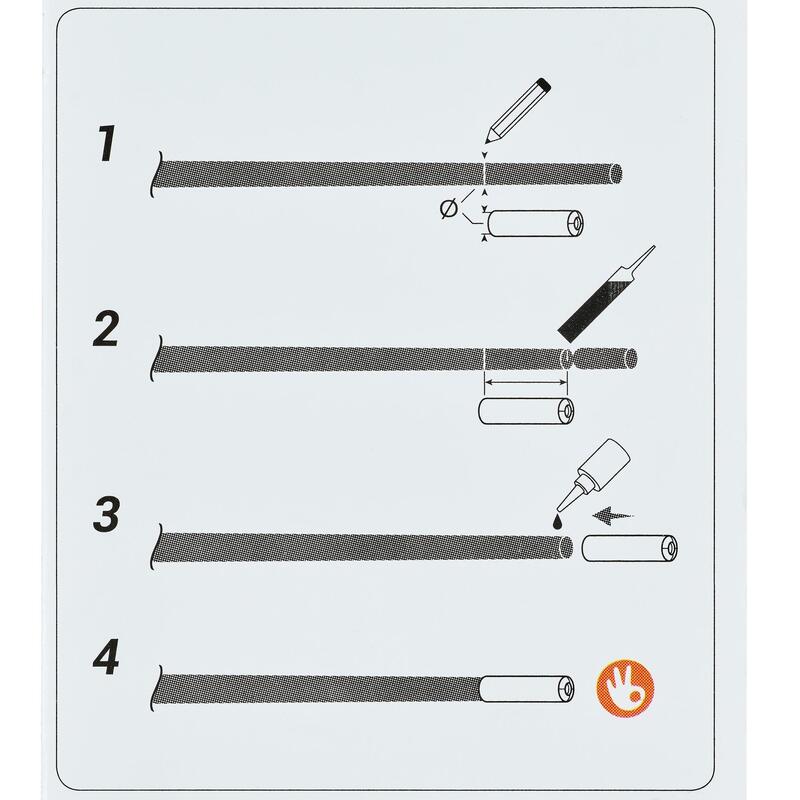 TÚLIPA TEFLON PARA CANA DE PESCA 1,6/1,8mm PF-PA ETT