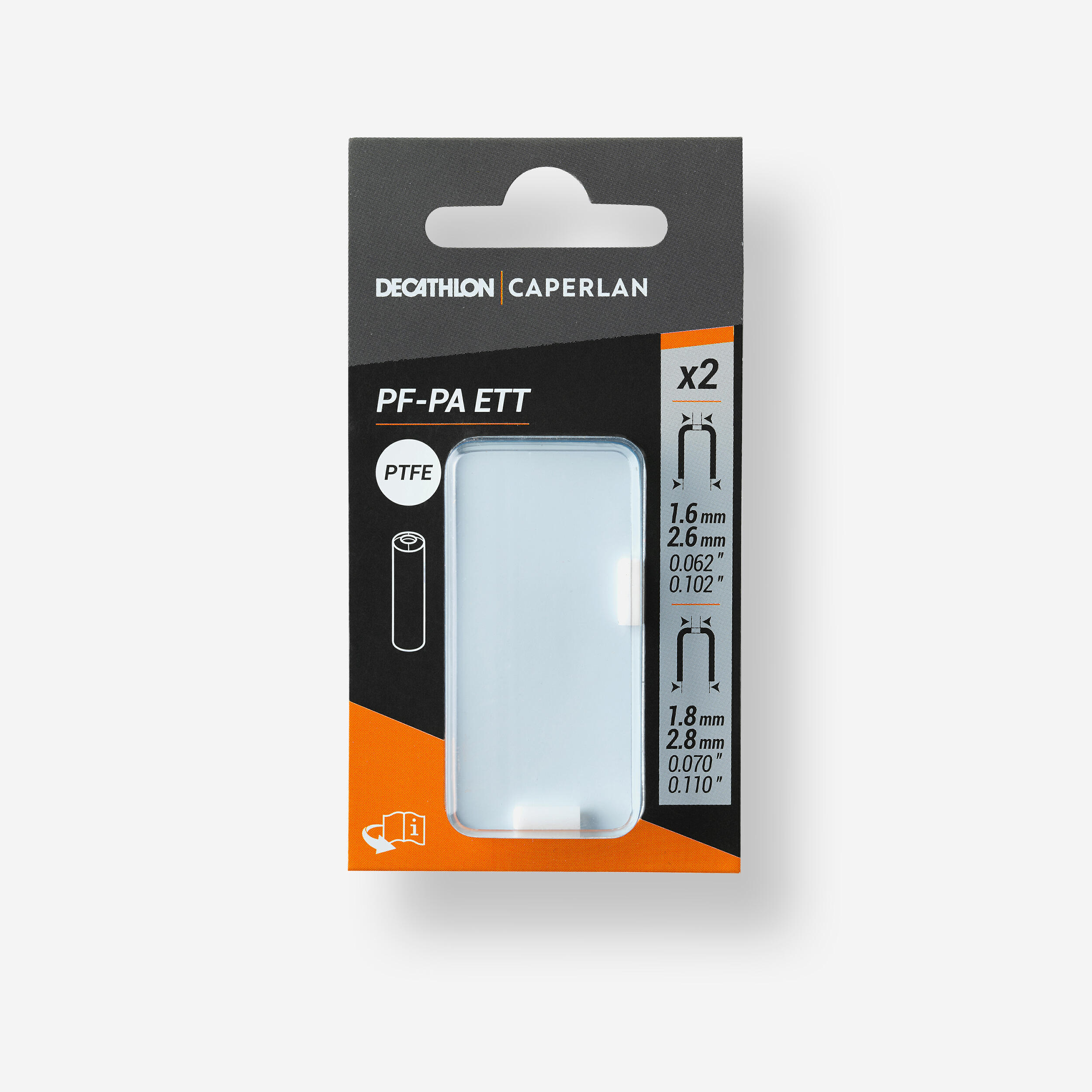 CAPERLAN TEFLON POLE BUSH ETT PF-PA 1.6/1.8 / 1.2mm