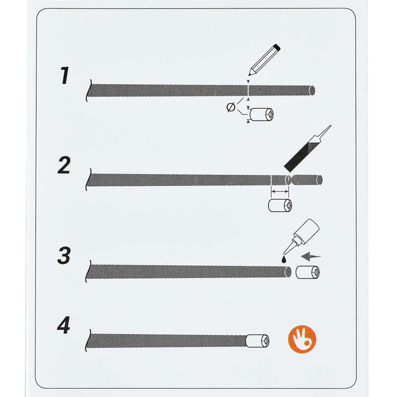 Conectori din TEFLON alb PF-CC ETT diametru de 2,2 și de 2,8MM