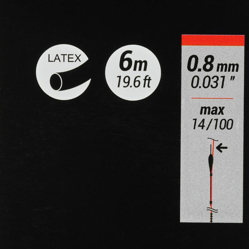 Elastiek 0,8 mm 6 m PF-PA FE