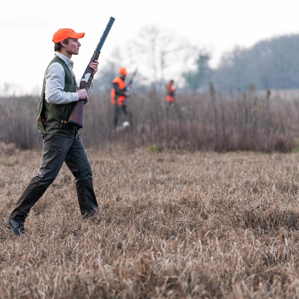 Jagdhose Steppe 320 strapazierfähig grün und braun 