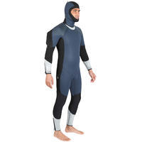 Men's neoprene semi-waterproof scuba diving wetsuit SCD 500 SD 7mm