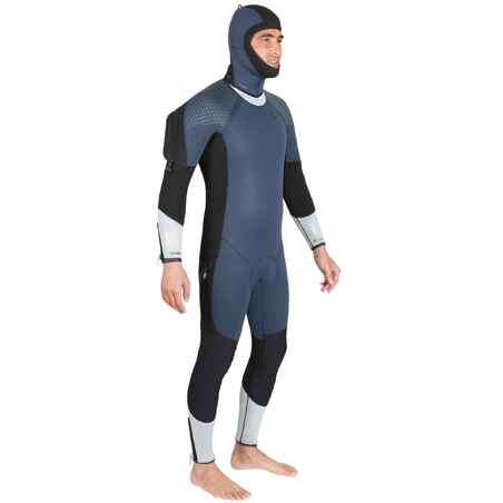Vyriškas 7 mm naro kostiumas SCD500 nardyti šaltame vandenyje