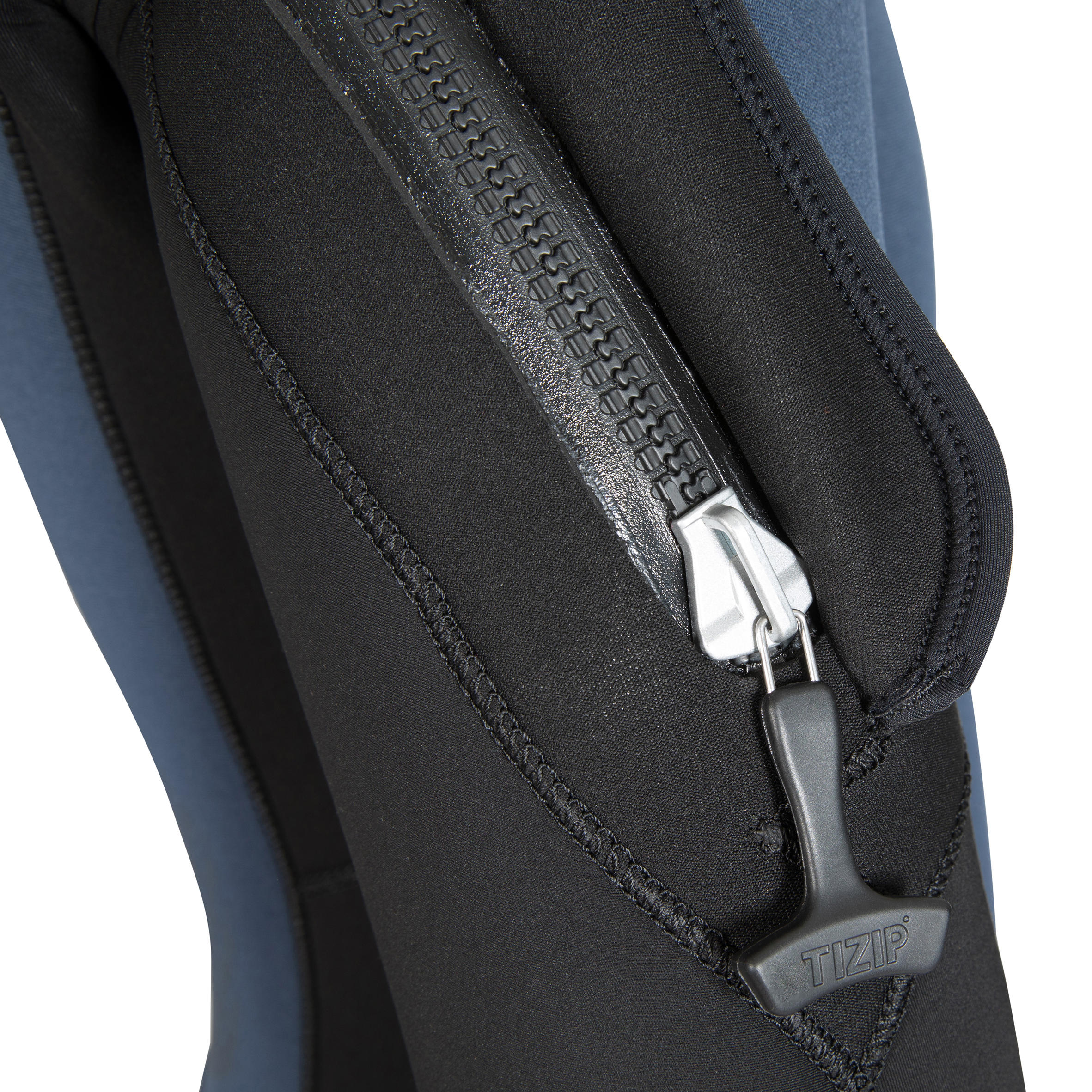 SUBEA Pánska polopriepustná neoprénová kombinéza 7 mm modro-sivá M · záber 7