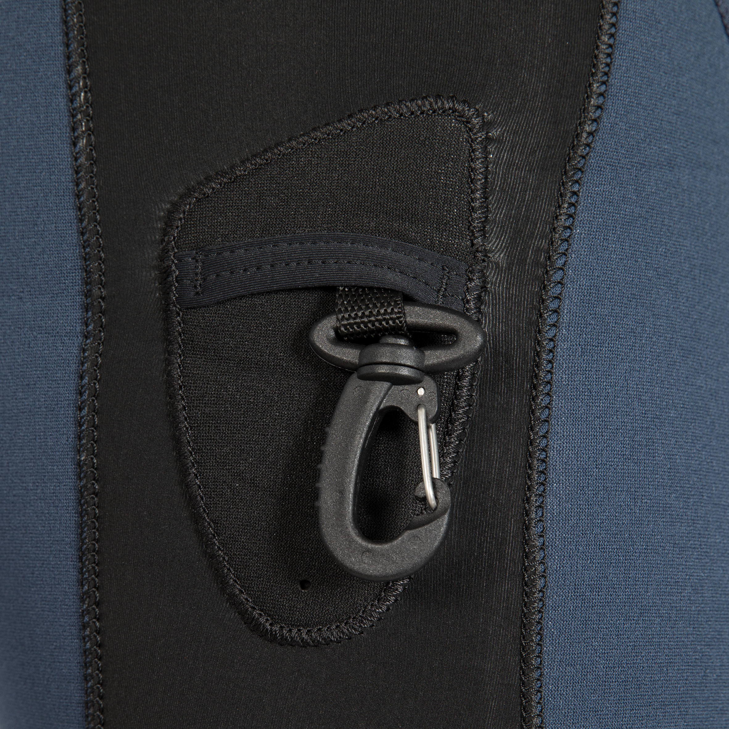 Pánský polosuchý potápěčský neopren 7 mm modro-šedý 9/14