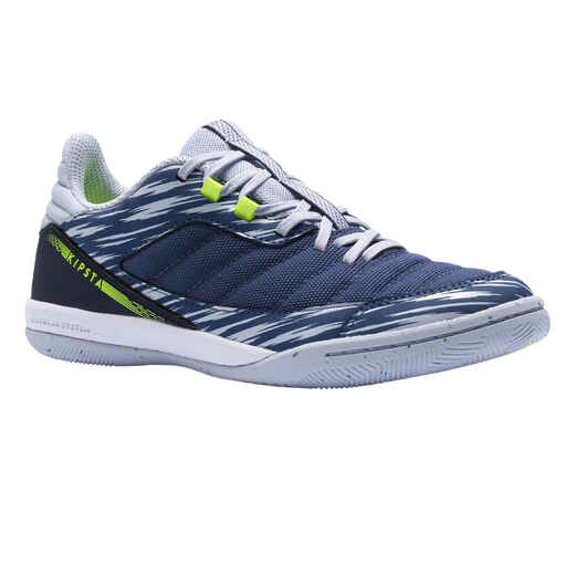 
      Eskudo 500 Kids' Futsal Trainers - Blue/Grey
  