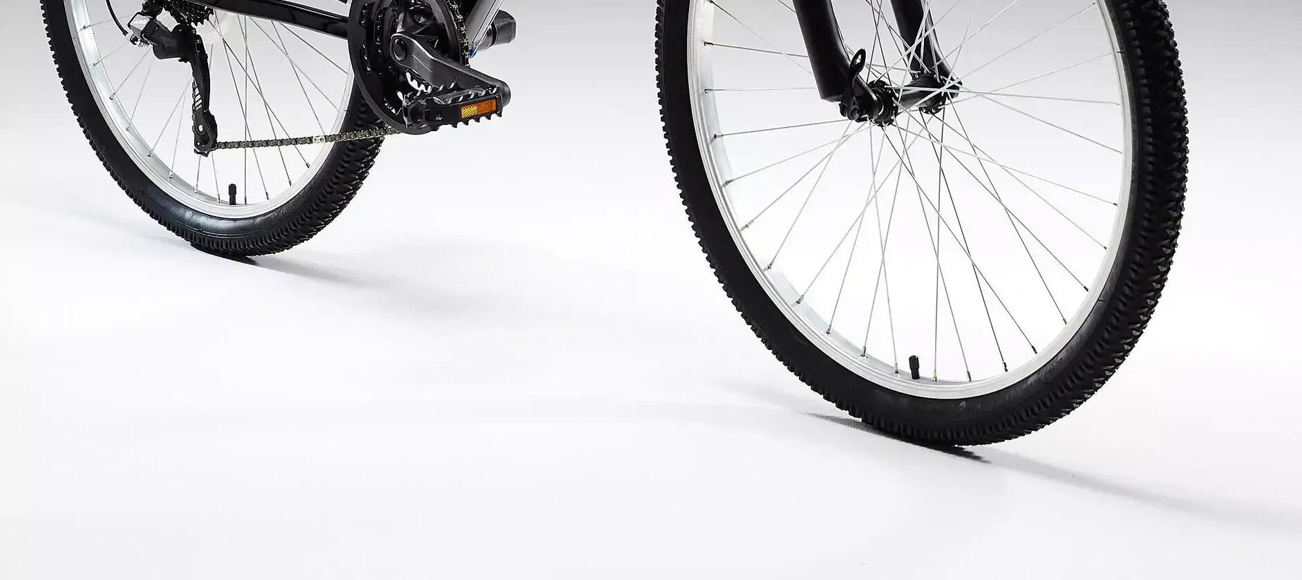 wheeling și deformare laterală la nivelul roților MTB ROCKRIDER ST 100