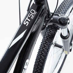 26" Touring Mountain Bike ST 50 - Black