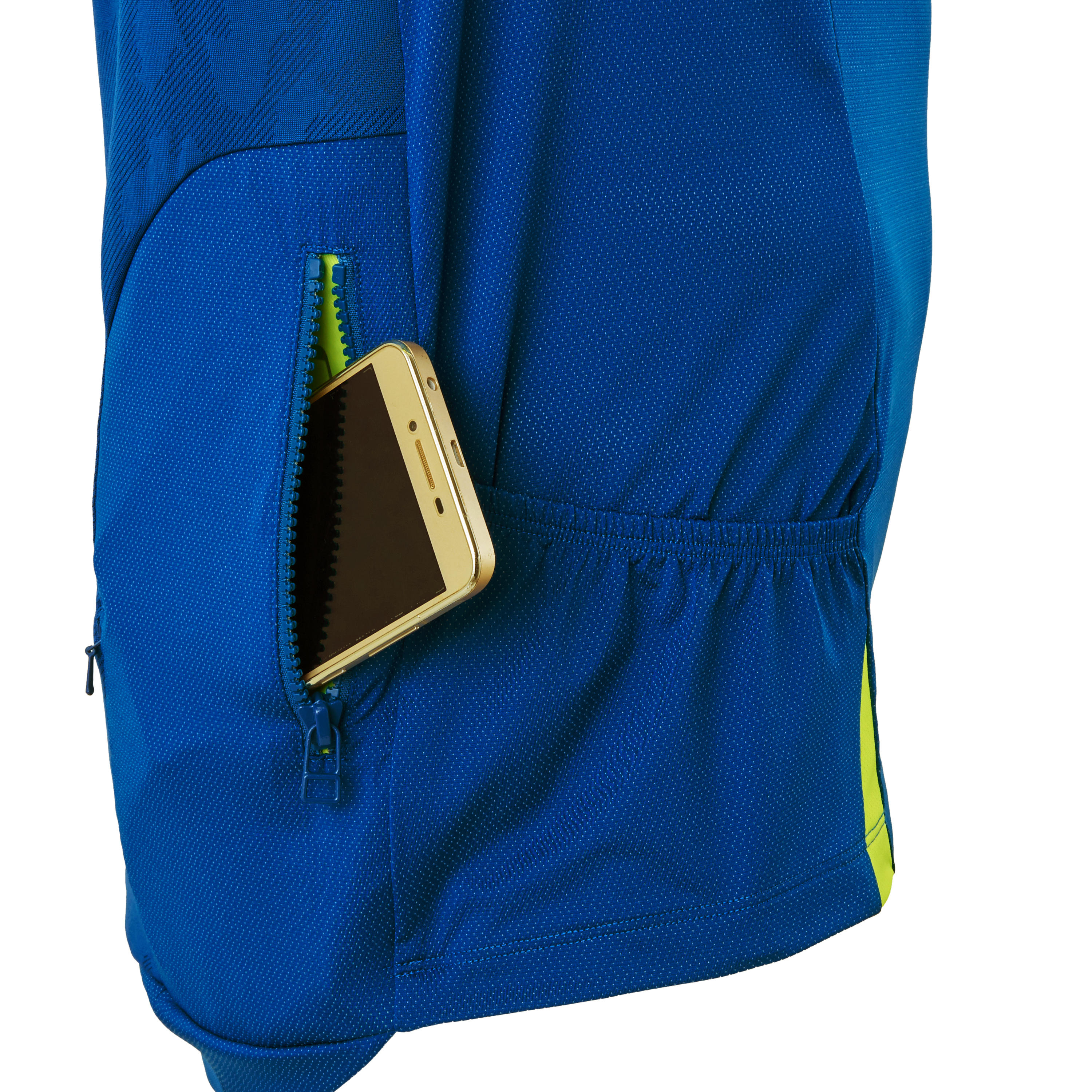 ST 500 Short-Sleeved MTB Jersey - Blue/Yellow 3/10