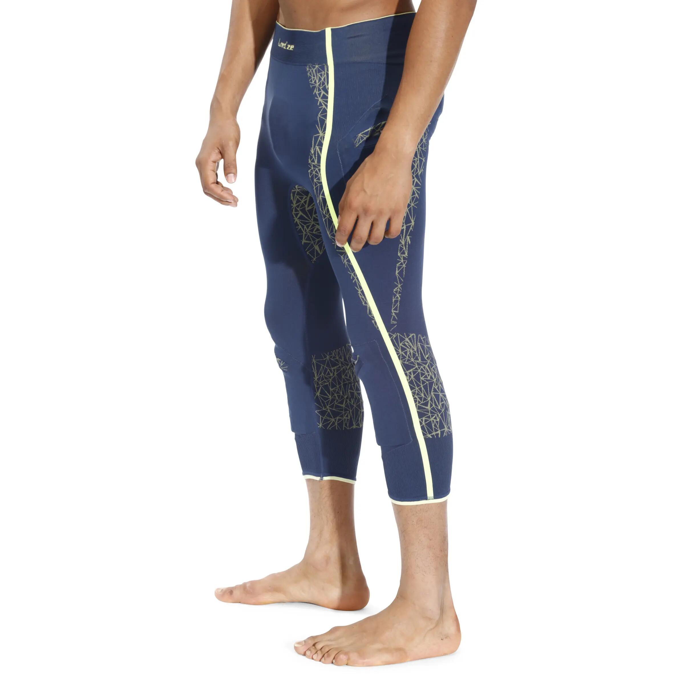 Myslim Men'S Ski Base Layer Trousers - Blue 5/10