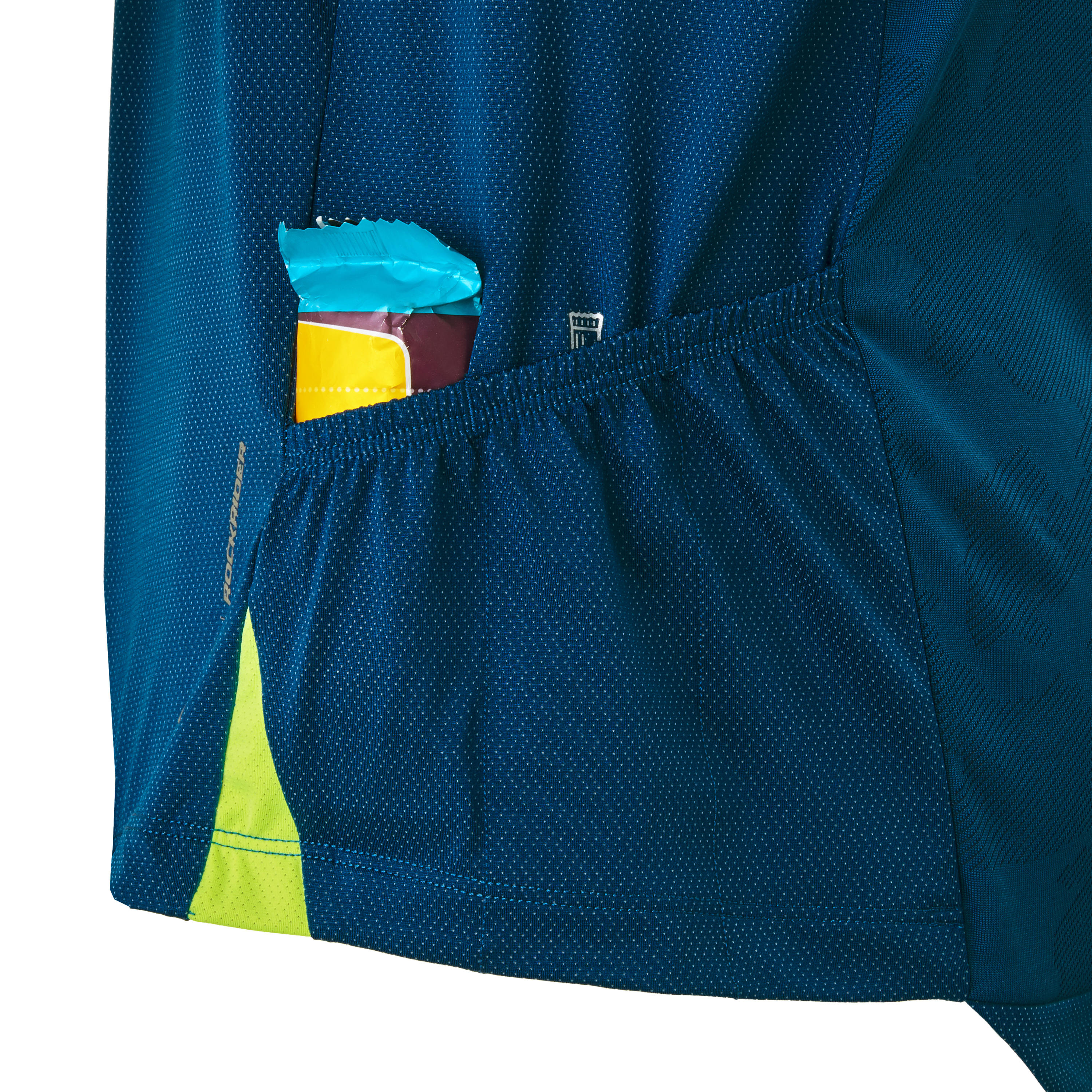 ST 500 Short-Sleeved MTB Jersey - Blue/Yellow 6/10