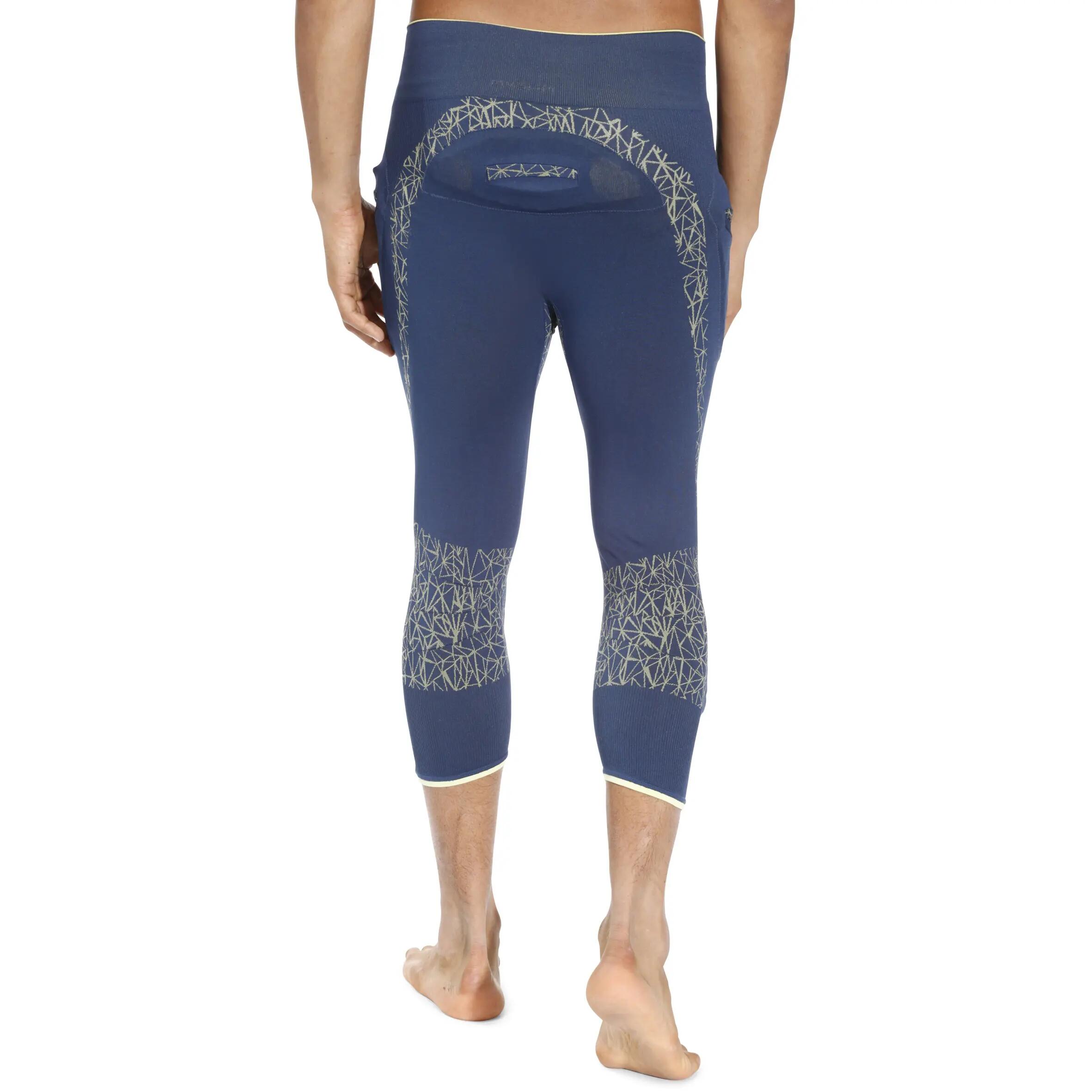 Myslim Men'S Ski Base Layer Trousers - Blue 4/10