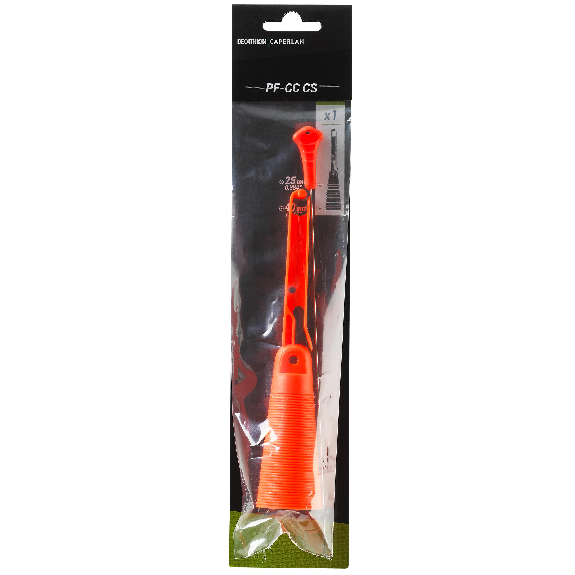 Gumizó létra+kúp 25/40 mm, 25 cm-es kihúzóval Caperlan akciós termékkép 1